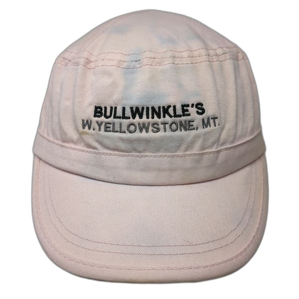 Alternative Army Cap Pink One Size Bullwinkle's Yellowstone Montana Cotton Hat
